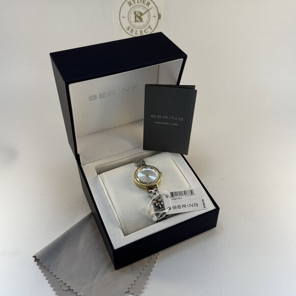Bering Ladies Two-Tone Stainless Steel Quartz Watch 11024-710-C | New w/ Tags - Picture 1 of 8